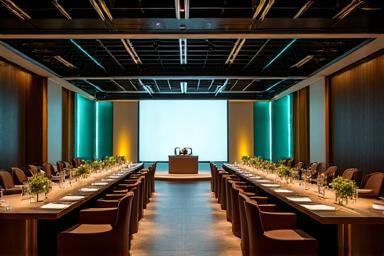 Image representing corporate event planning setup